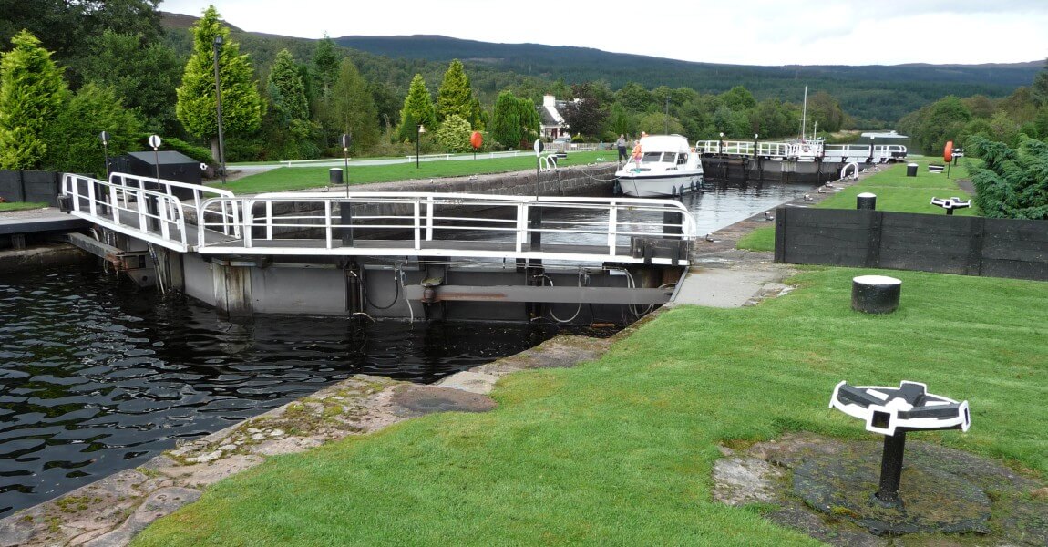 Great Glen Way - Schleuse am Caledonian Canal